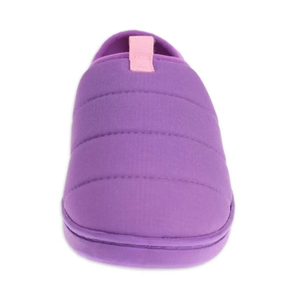 Girls Quilted Puffer Slipper